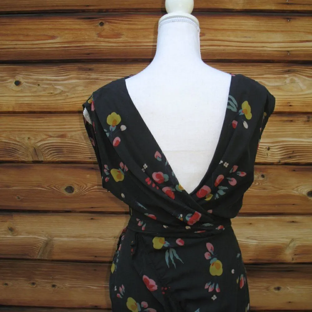 Phillip Lim 3.1 Floral Silk Asymmetrical Hem Dress - Image 7