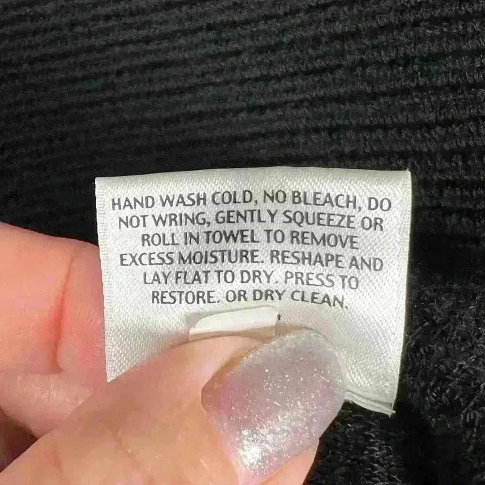 Eileen Fisher Skirt Black Wool Blend Straight Pencil Style Womens Petite Medium - Image 6