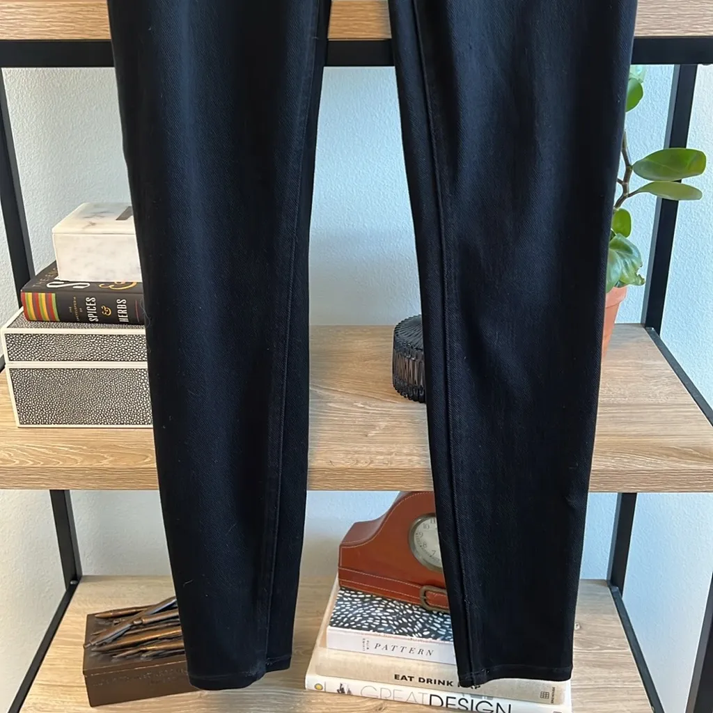 SPANX Mid-Rise Pull On Shaping Ankle Jean Legging Jegging Pant w/Pockets, Medium - Image 3