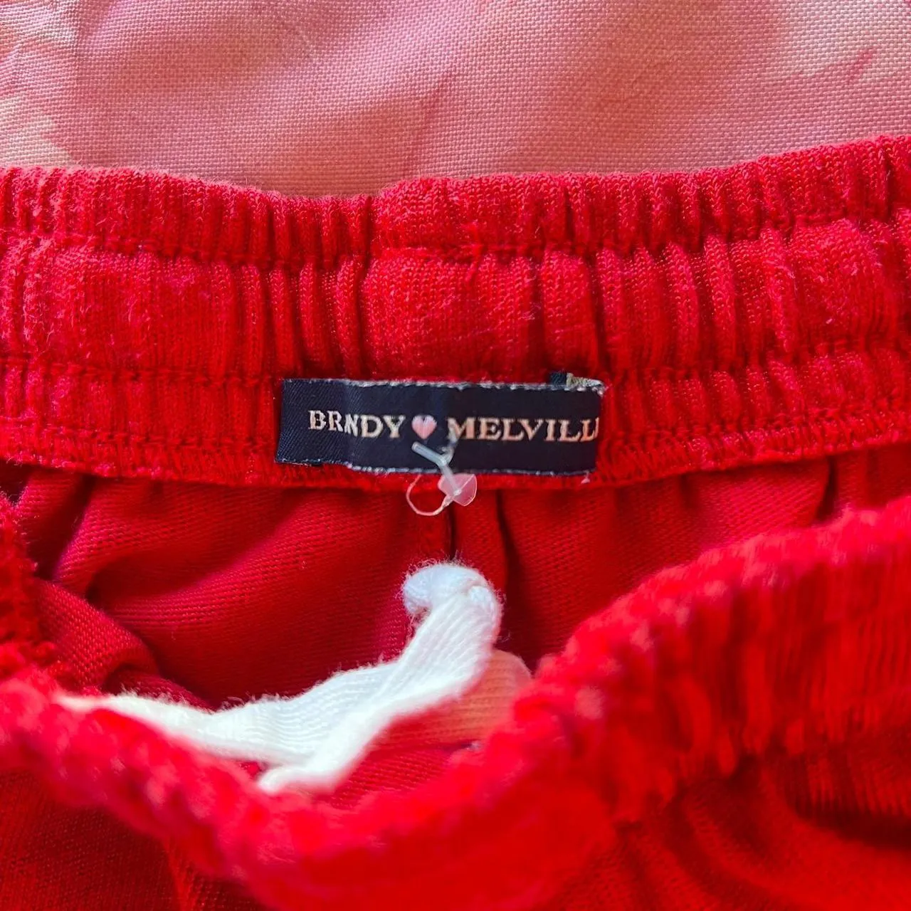 red american flag mini lounge shorts - Image 8