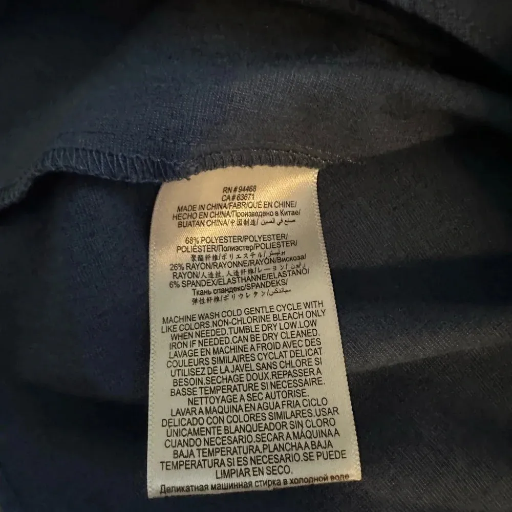 BCBGeneration tie front top in blue size XS - Image 6