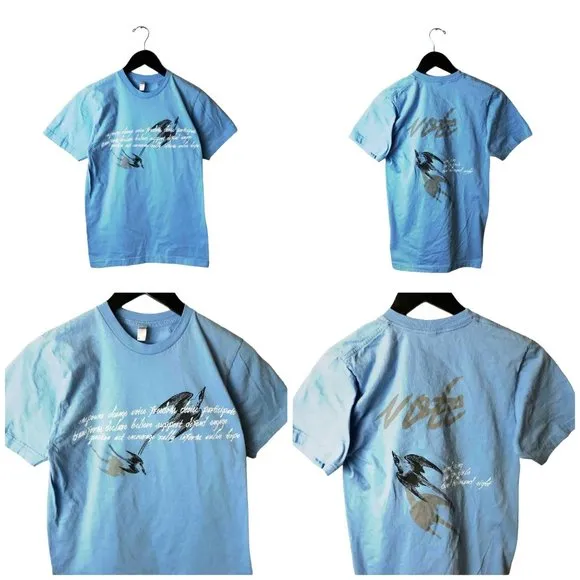 American Apparel Vote Empower Change Voice Freedom T Shirt Motivational Small S - Image 2