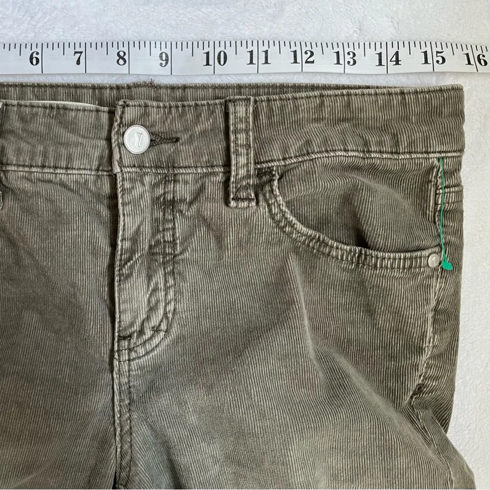 Anthropologie Pilcro and the Letterpress Green Corduroy Pants Parallel Size 27 - Image 5