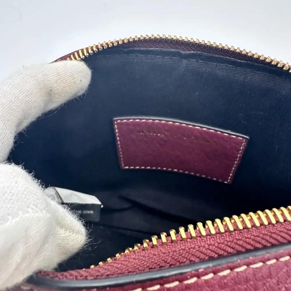 
Calfskin Shutter Camera Crossbody
Bag Deep Maroon - Image 6