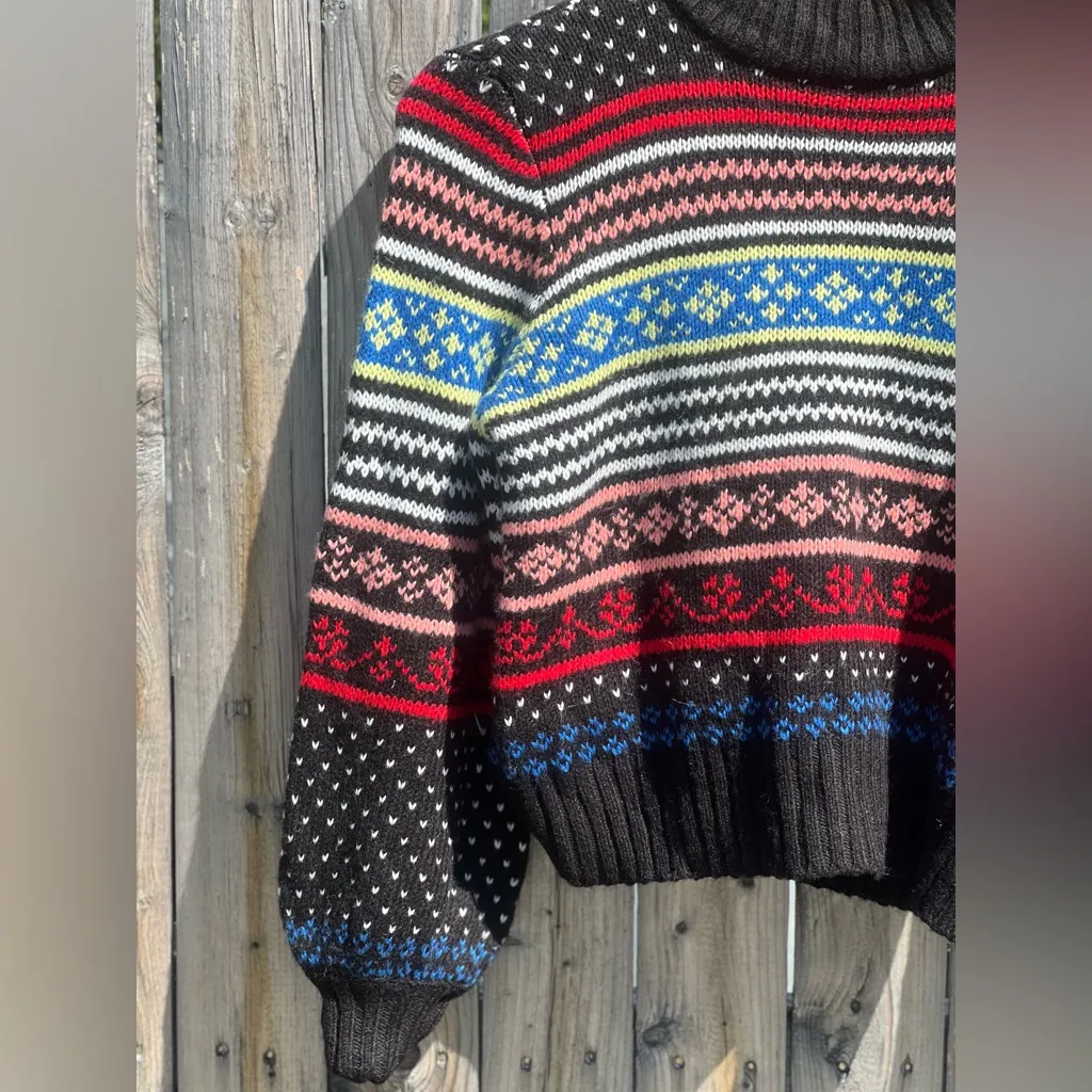 American Eagle Fair Isle Holiday Sweater - Image 9