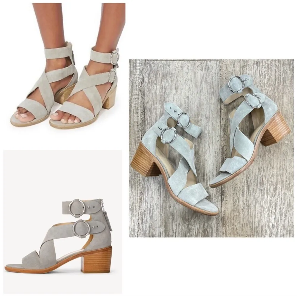 RAG & BONE Mari Sandals in Cemento Suede NWT in Size 5 - Image 2