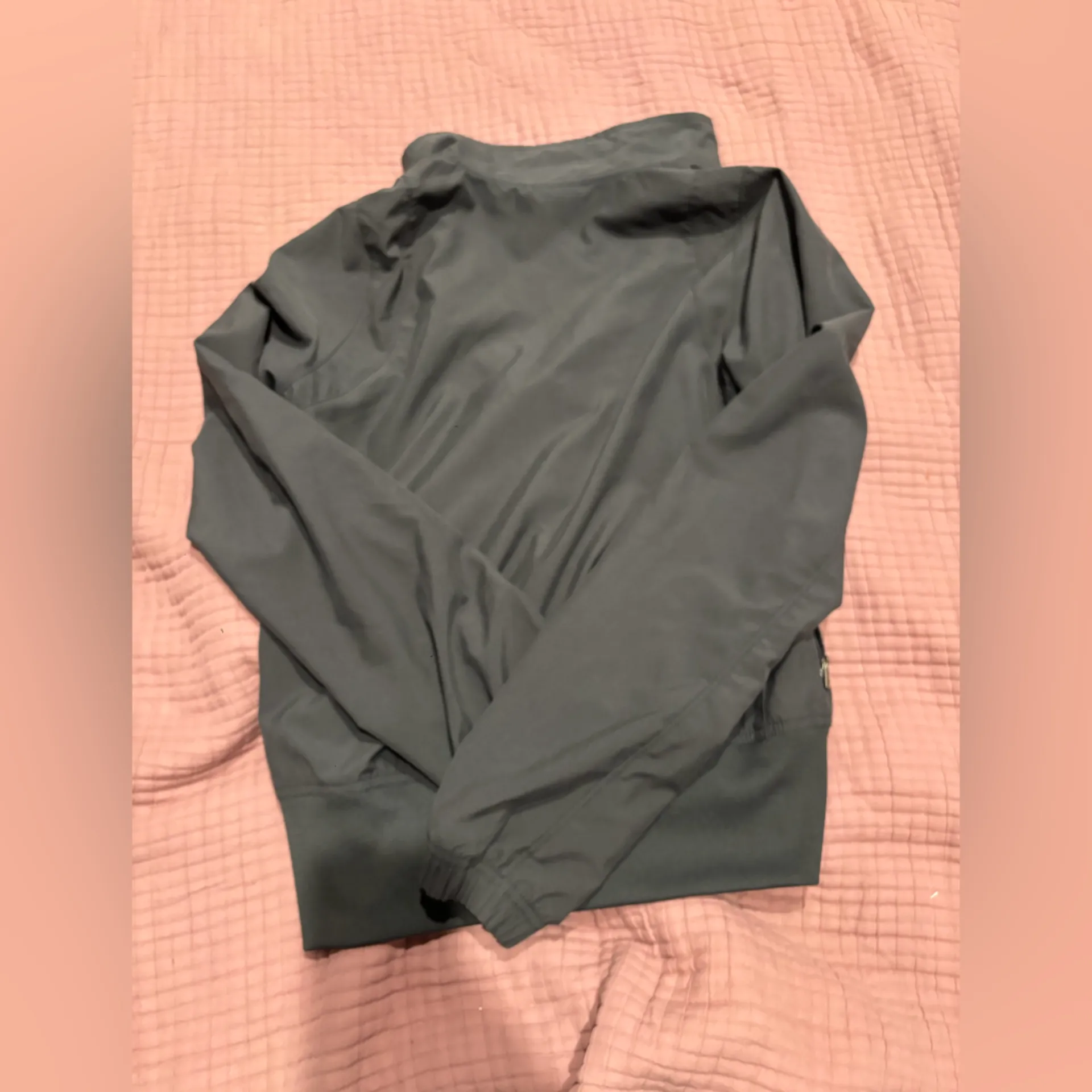 Nike womens Charcoal bomber jacket - Image 3