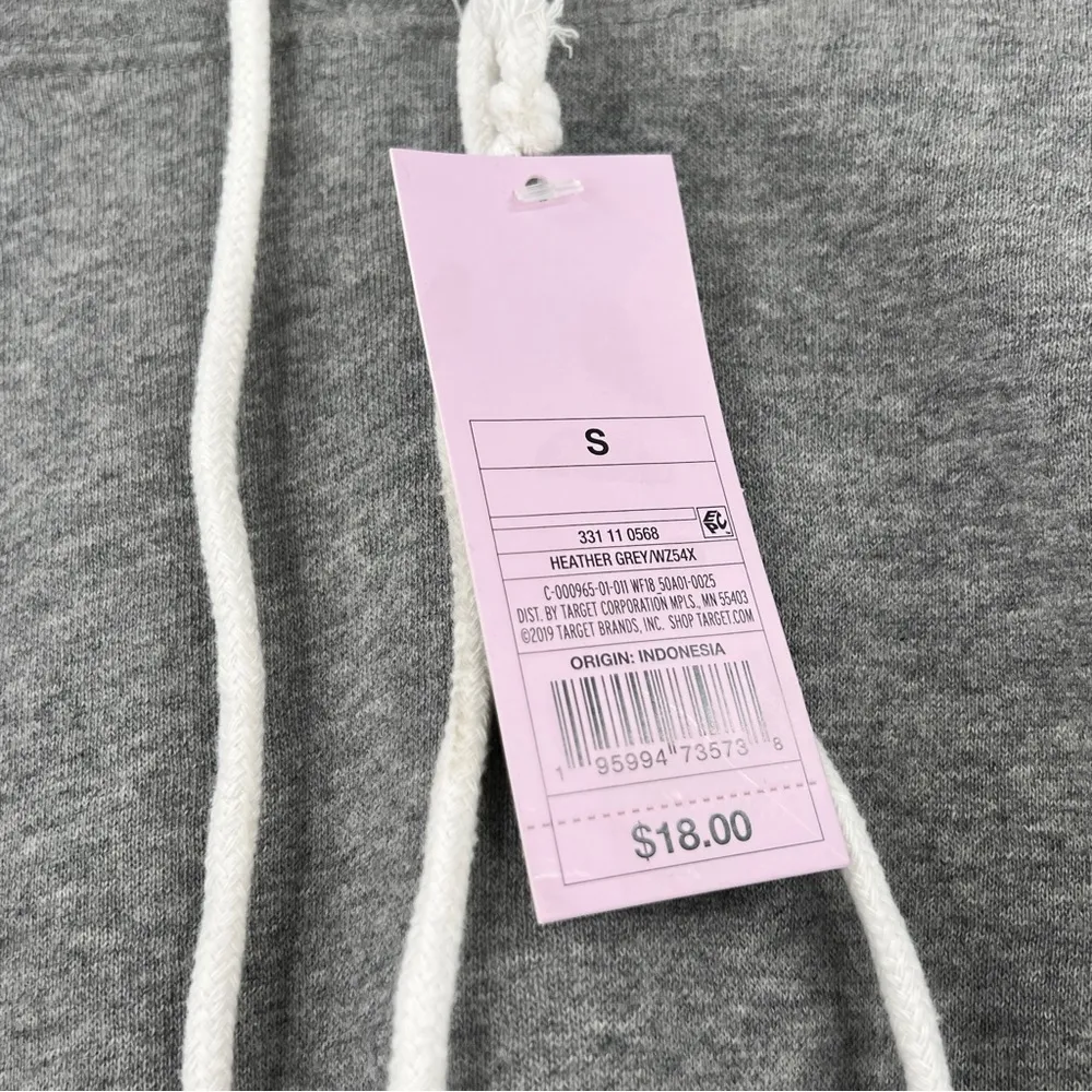 Wild Fable Gray Cropped Hoodie Size Small NWT - Image 3