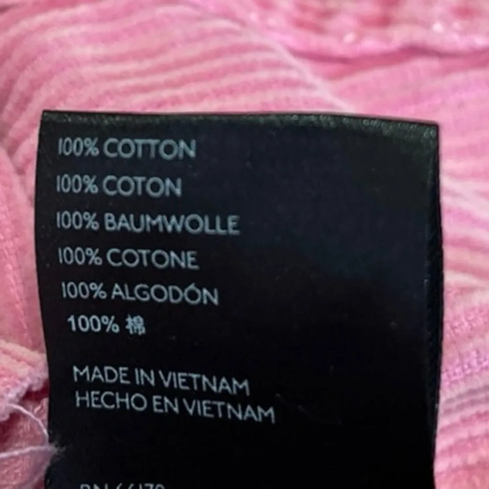 NEW Urban Outfitters BDG Pink Corduroy Button Up Crop Shirt Shacket Jacket Top L - Image 4