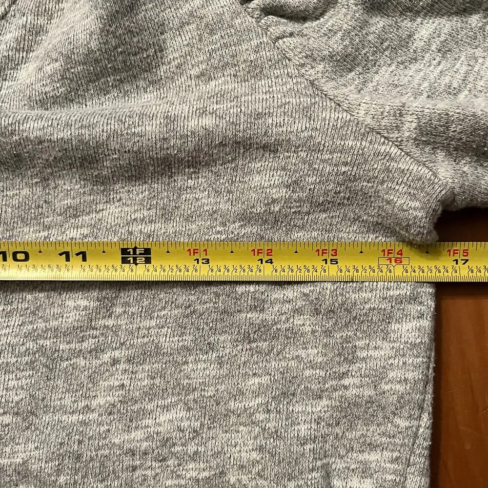 Ulla Johnson Women's Gray Philo Puff Long Sleeve Crewneck Sweatshirt Size Small - Image 6