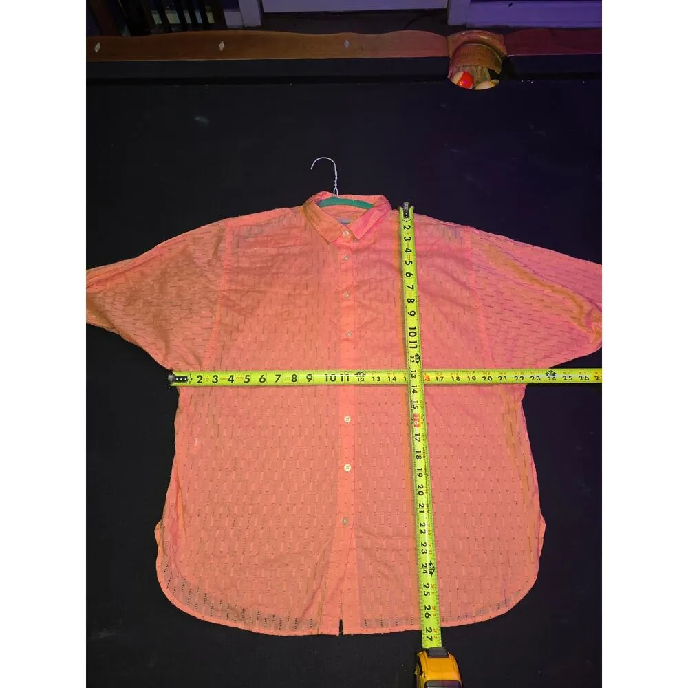 Loft Women's 100% Cotton Long Sleeve Collared Button Down Casual Shirt Medium - Image 12