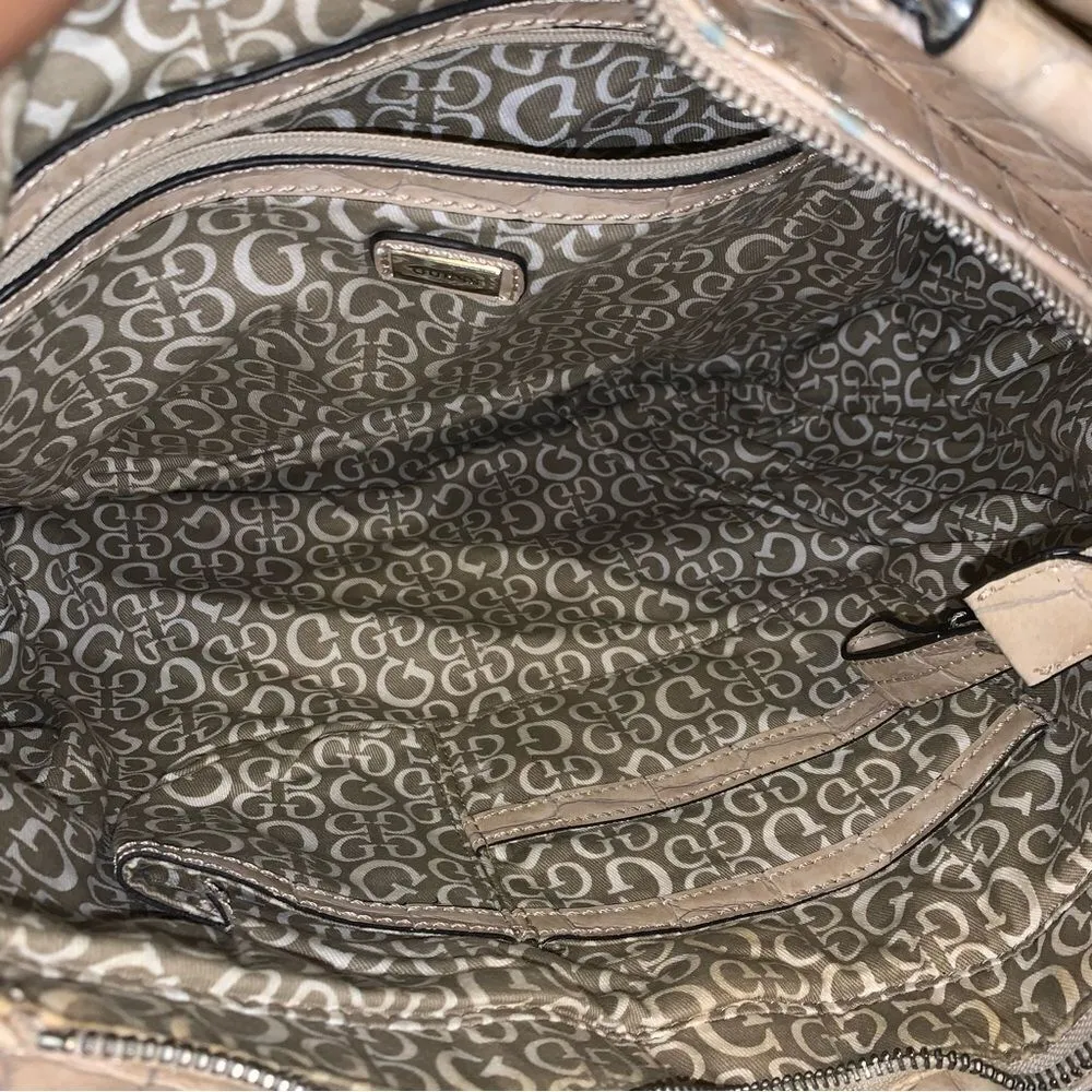 Guess oversized faux snakeskin bag - Image 3