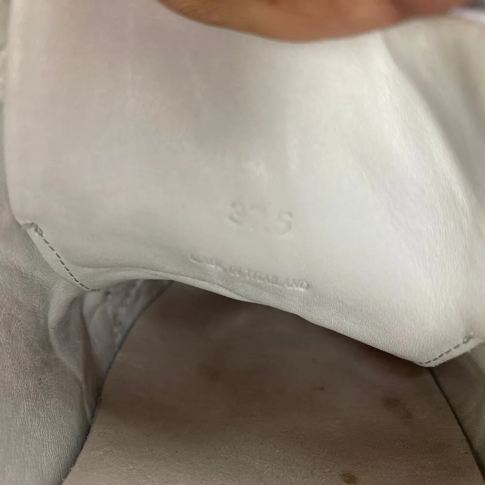 Rag & Bone RB1 Leather Mule Sneakers White/Blue Size 37.5 - Image 11