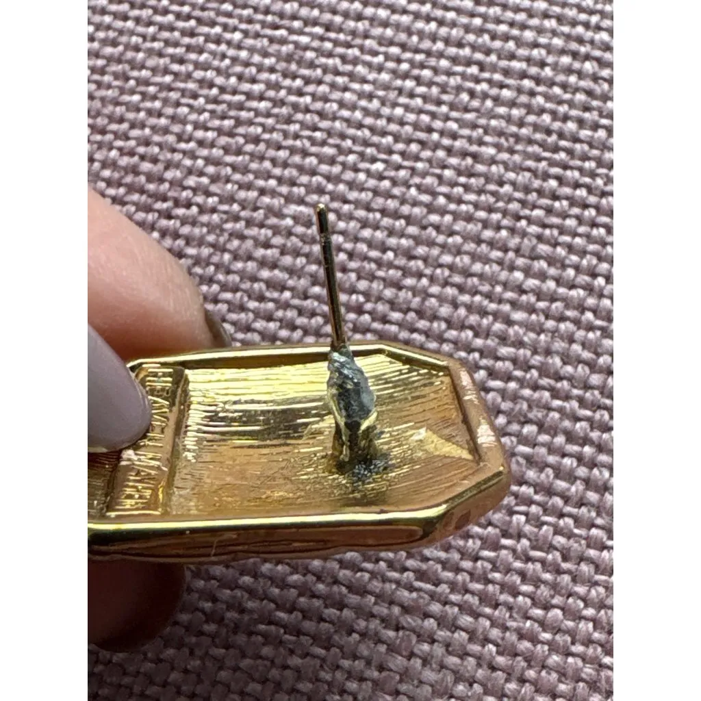 Heaven Mayhem Treat Earrings in Gold with box Womens Drop Dangle - Image 5