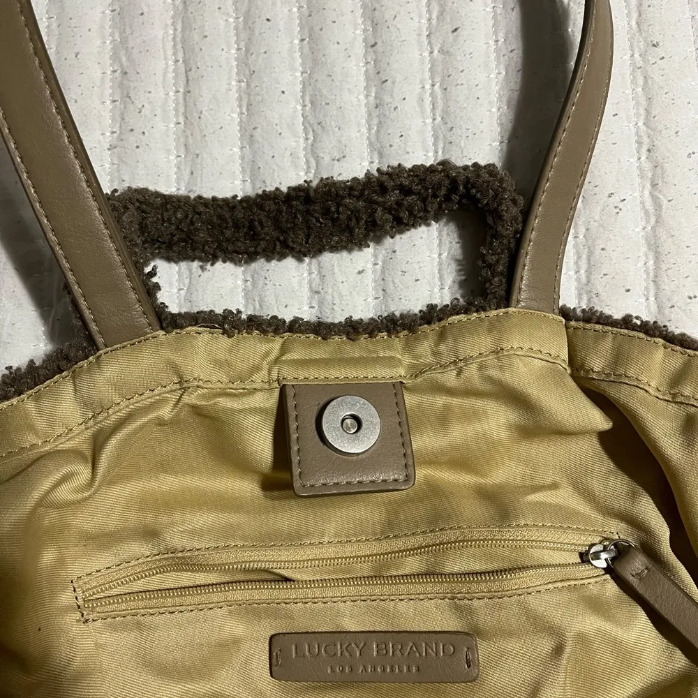 Brown Lucky Brand Tote Bag - Image 4