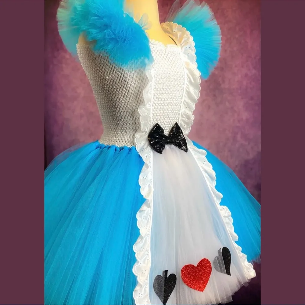 Alice in Wonderland Tulle Costume Dress Size: 18 New Halloween Costume Blue - Image 2