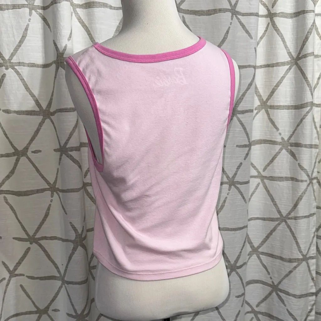 Barbie Light Pink Tank Top Size XL - Image 5