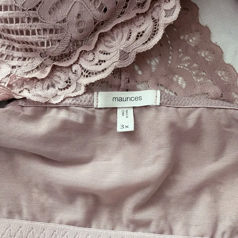 Maurices Mauve Lace Pull on Bralette - Image 2