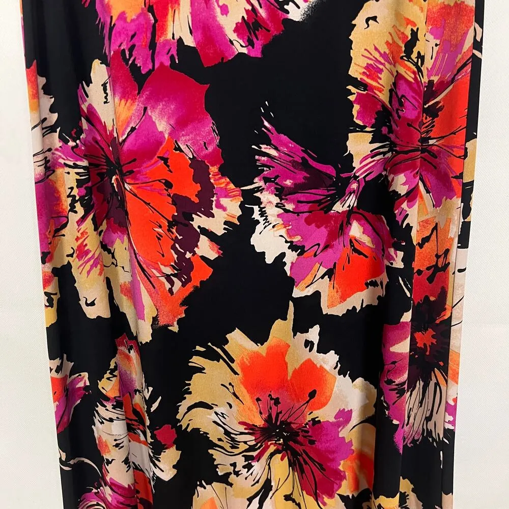 Vintage JBS Floral Maxi Skirt Medium Y2K Fairy Grunge Beachy Festival Coastal Size L - Image 5