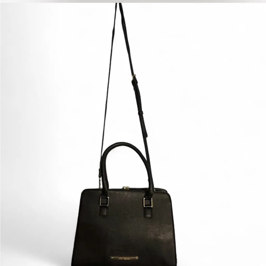 Betsey Johnson Black Satchel with Bow Details - Image 5