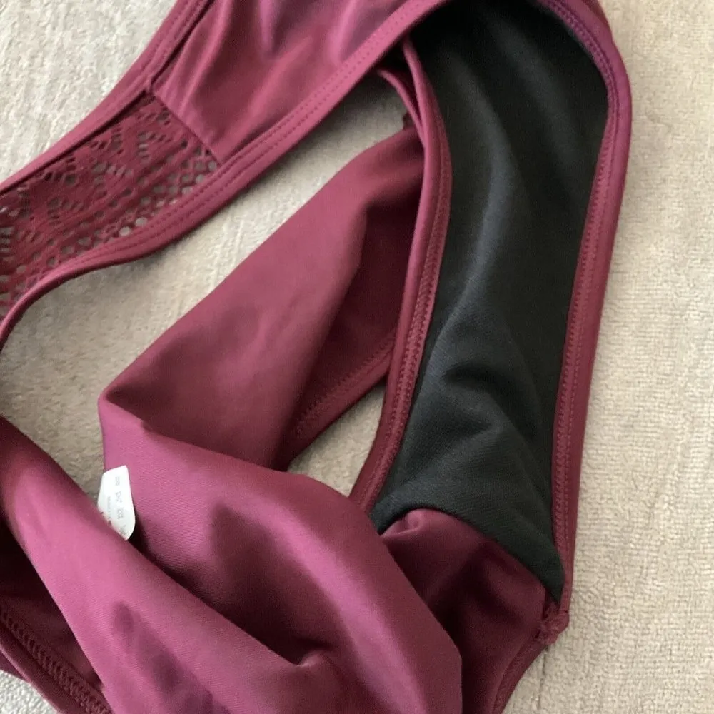 Women's Bikini, By Charmleaks/ Charmo, Size Medium (10) Wine red, BNWT. Red - Image 11