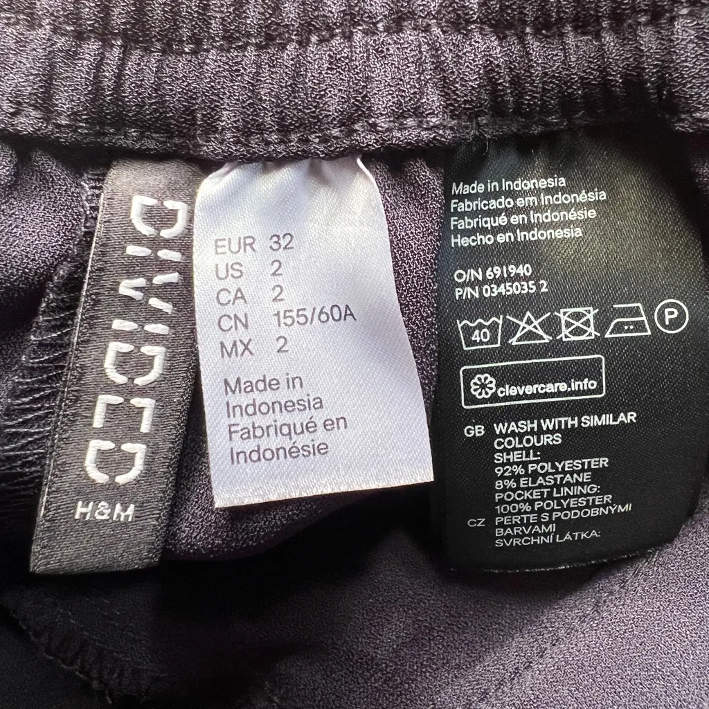 H&M Divided Women’s Career Business Causal Minimalist Dress Pants/Trousers|Sz:2 - Image 10