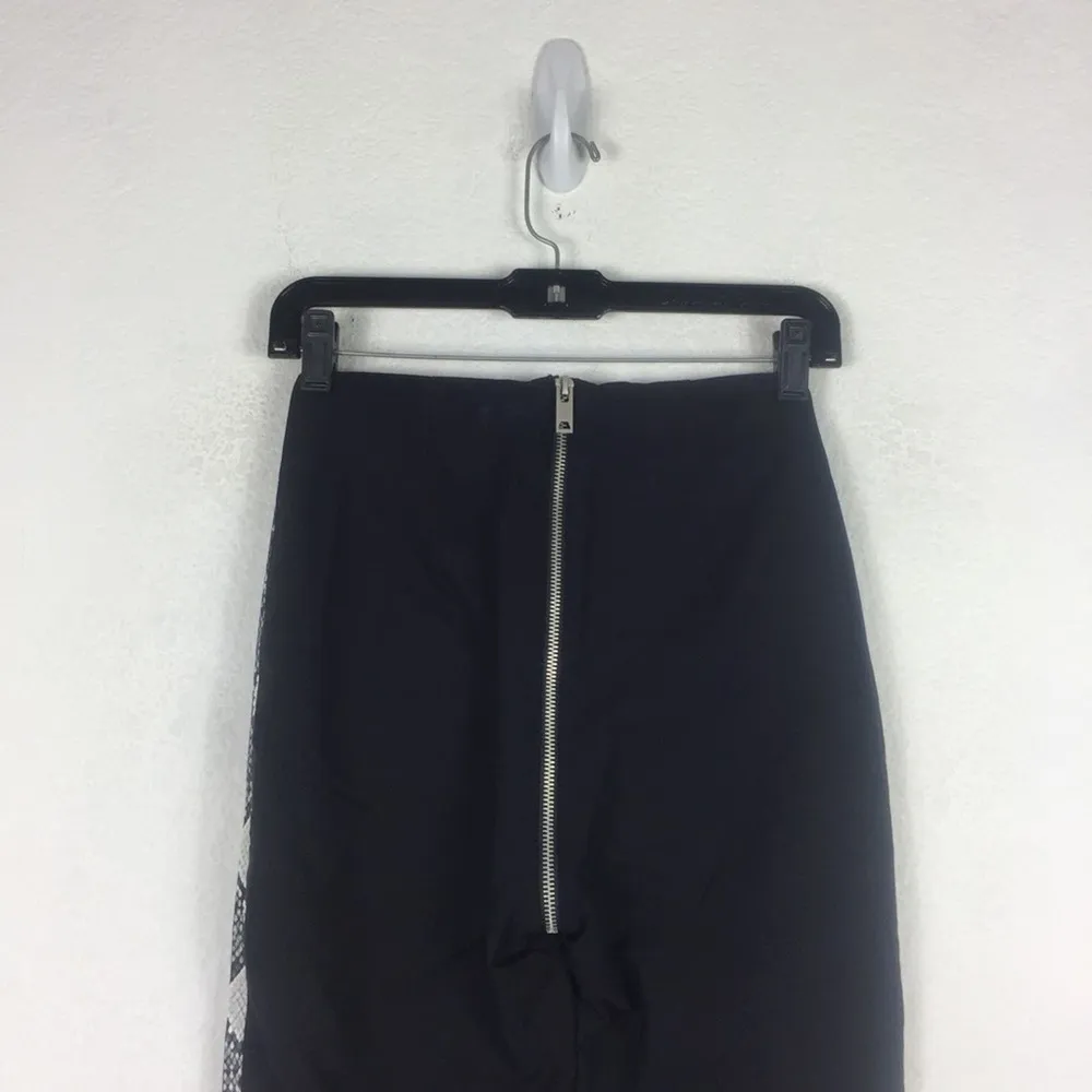 NWT I.AM.GIA Hendrix Faux Leather Snakeskin Zipper Trouser Pants XS - Image 14