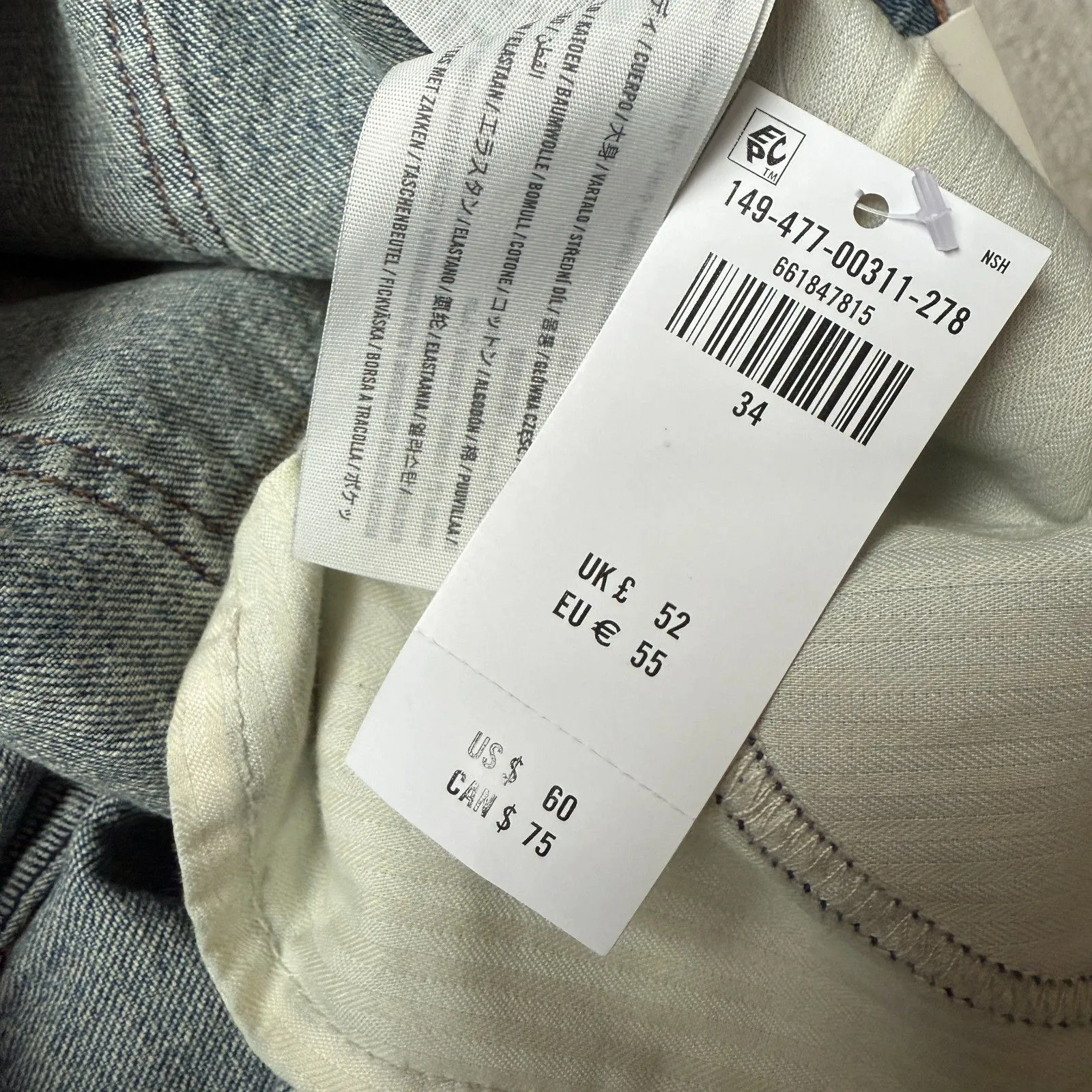 Abercrombie & Fitch The Mini Short Low Rise Size 34 - Image 5