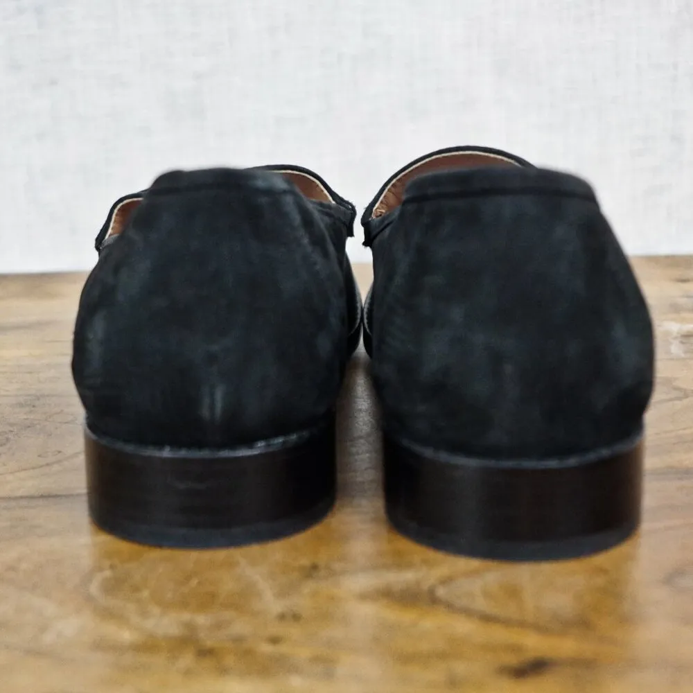 Vionic  Waverly Black Leather Nubuck Penny Loafers Size 7 - Image 7