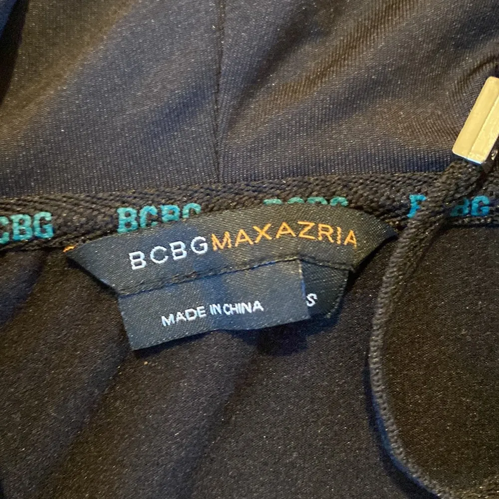 BCBGMaxAzria Black/Blue Two Piece Lounge/Tracksuit Set SIZE S - Image 3