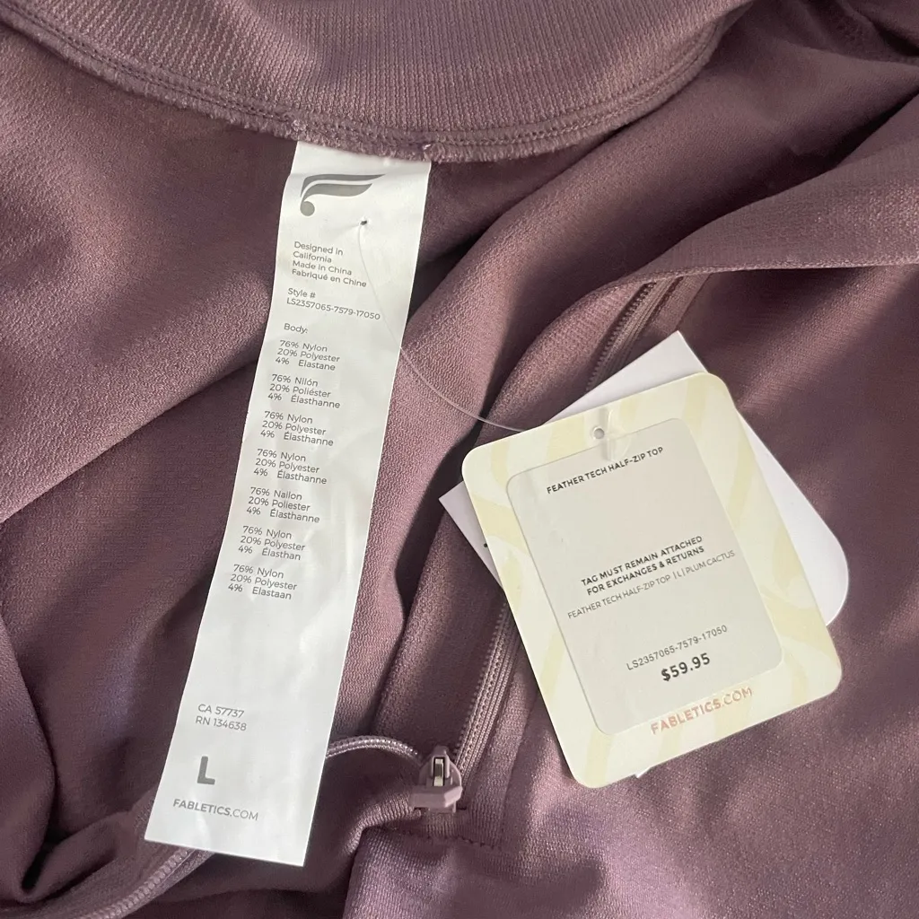 Fabletics  half zip - Image 4
