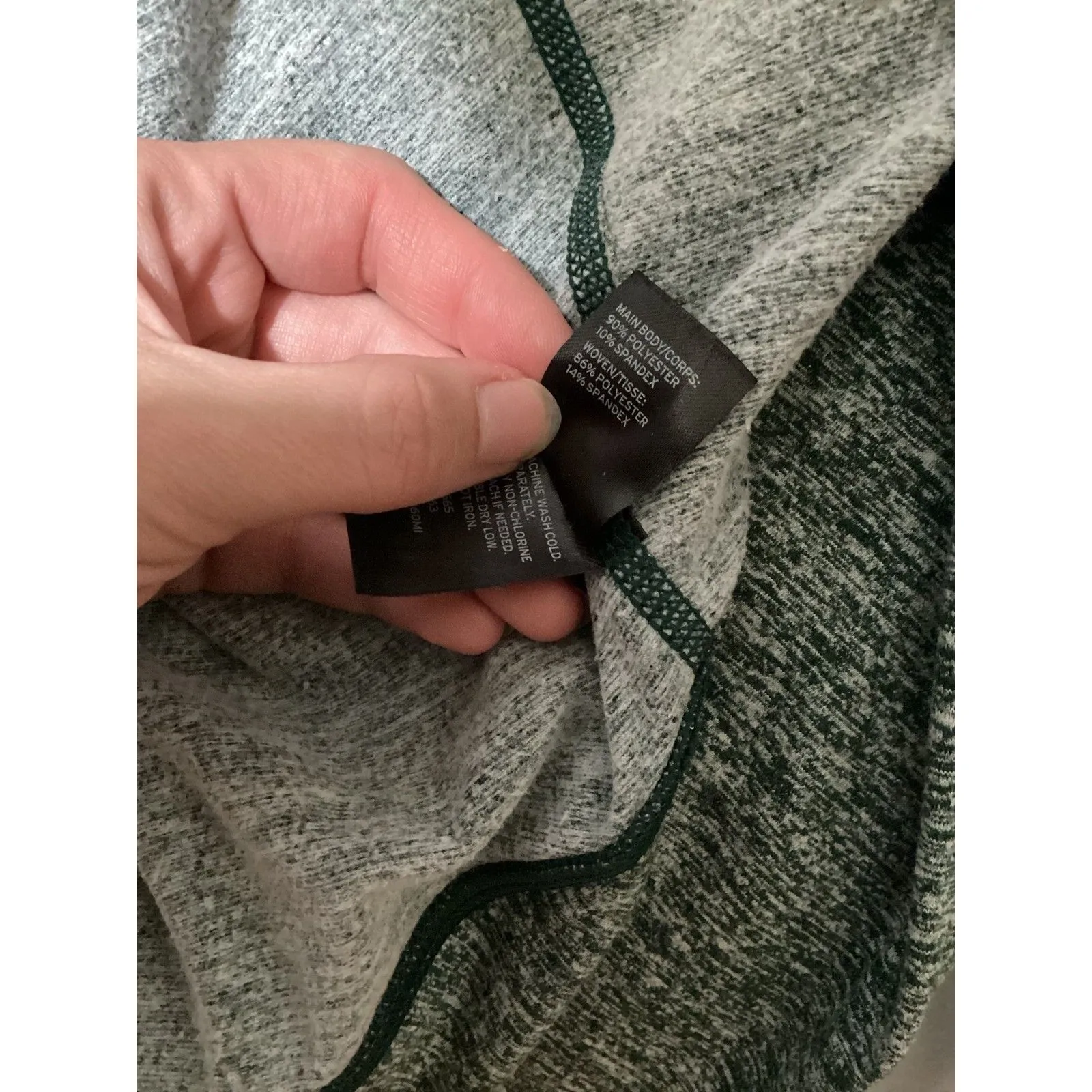 Zella Sweater Womens Medium Large Colorblock Open Front Jacket Cardigan Yoga - Image 7