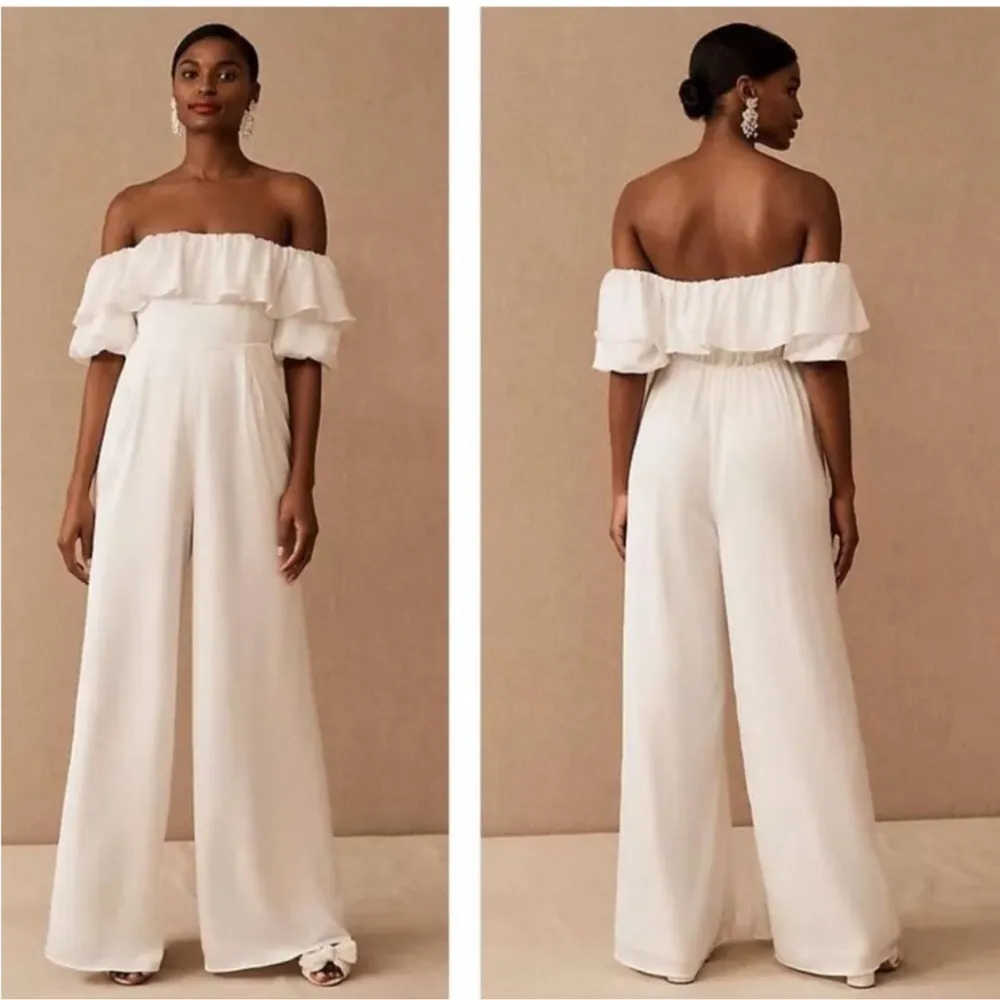 NWT Anthropologie BHLDN Fame and Partners Tassiah Jumpsuit Size 14 Bridesmaid - Image 16