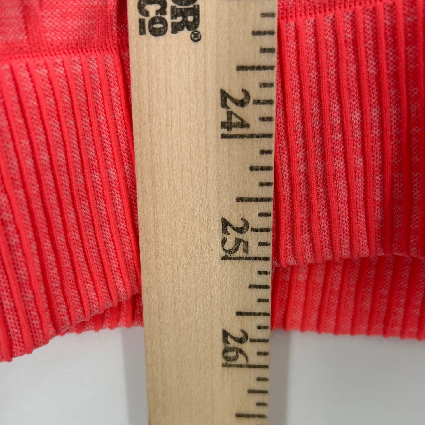 Lululemon Athletica Rest Less Coral Pink Seamless Long Sleeve Thumbhole Top Sz 4 - Image 8