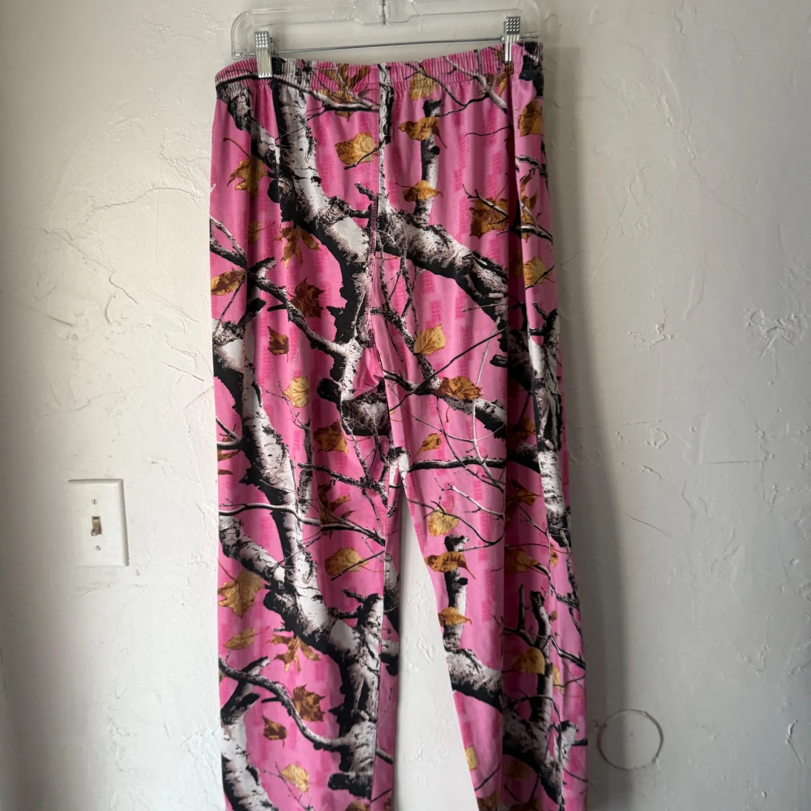 Legendary Y2k Deer Gear Pink Camo Pajama Pants Lounge Sleepwear Women's XL - Image 4