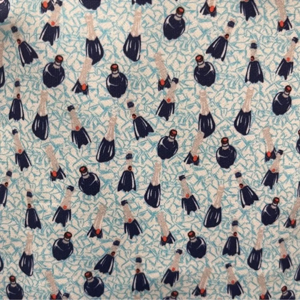 Women’s Peter Millar Alice Petal Hem Golf Skort Apres Party Champagne Small - Image 3