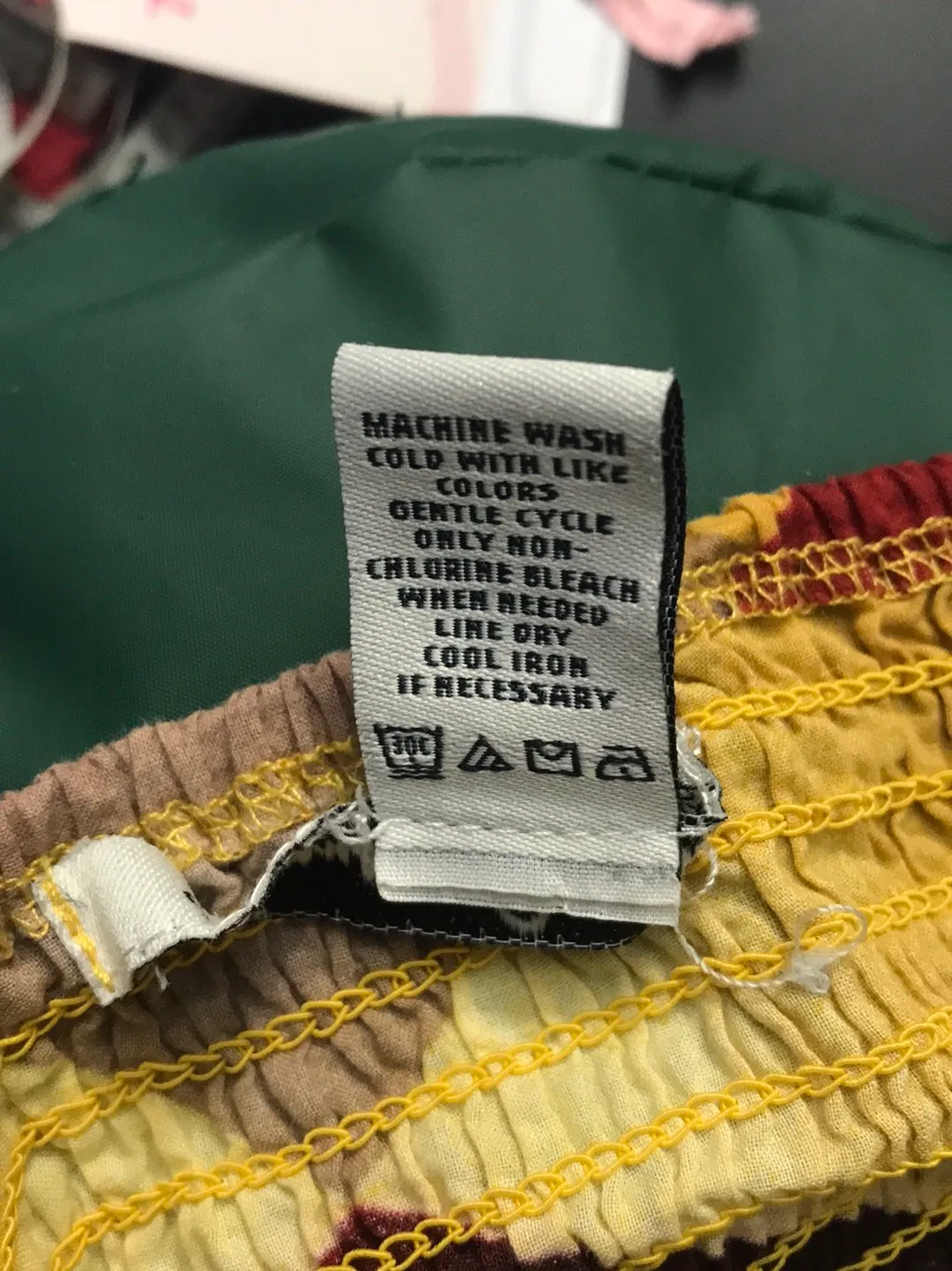 Top Size L Patchwork Peplum Print Concert Festival - Image 4