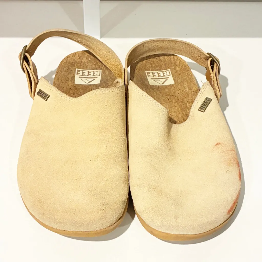 REEF CUSHION SAGE SAND WOMEN'S SANDAL Clog Size 6 Slip on Shoe - Image 2