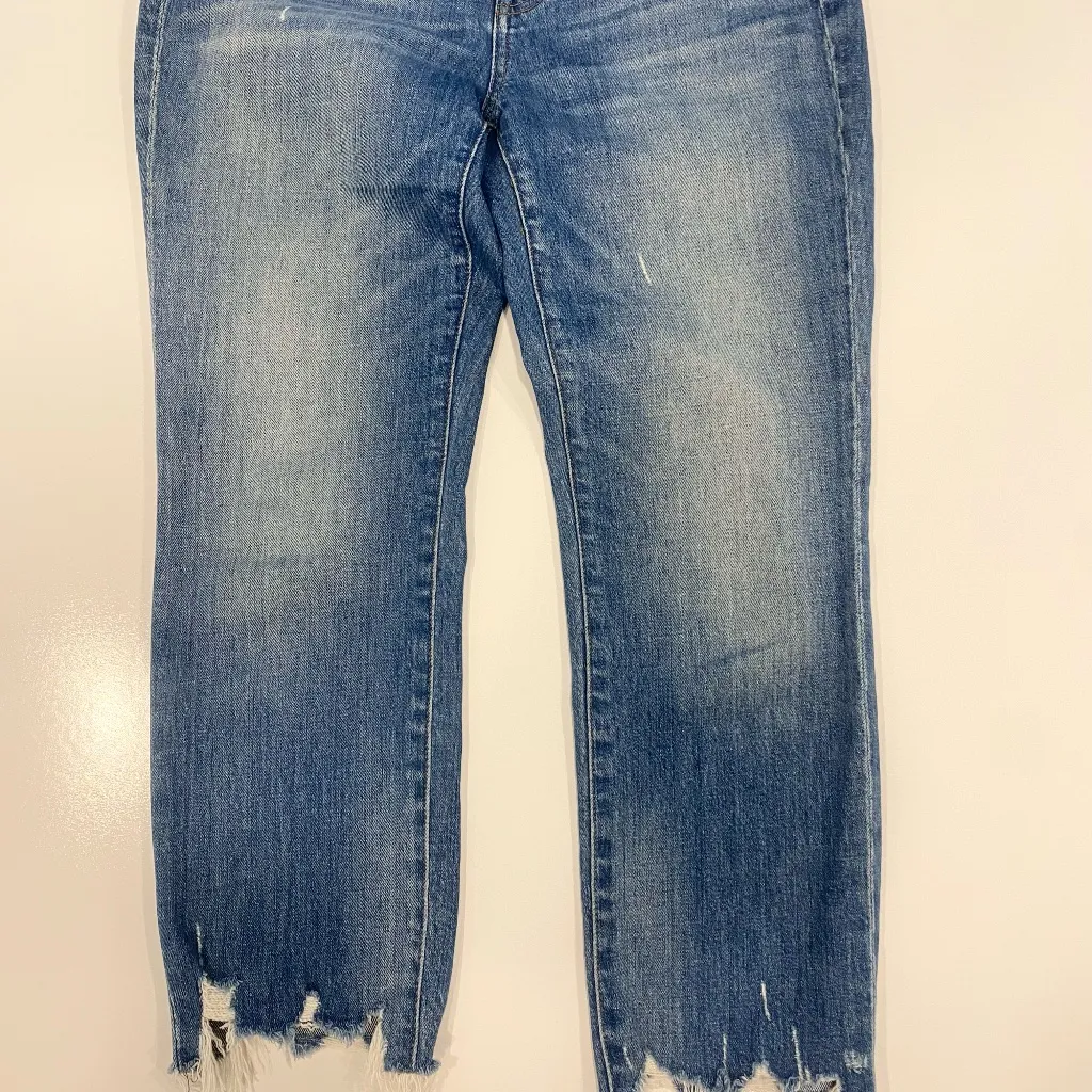 J. Crew Women's Slim Broken In Boyfriend Jeans Frayed Hem - 26P - Image 6