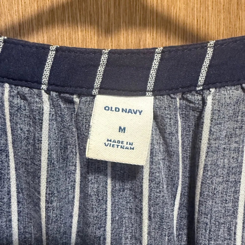 Old Navy Blue and White Striped Sundress - Image 3