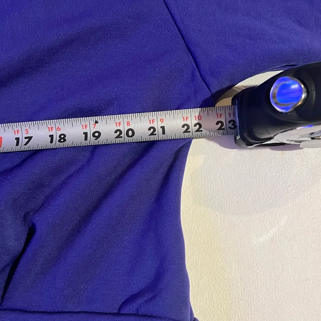 Athleta women’s quarter Zip-Up Sweater in purple size XL - Image 10