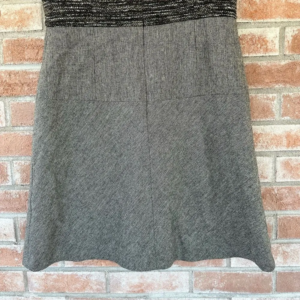 Brooks Brothers 346 Tweed Colorblock Dress Wool Blend Gray Women’s 10 Business - Image 8