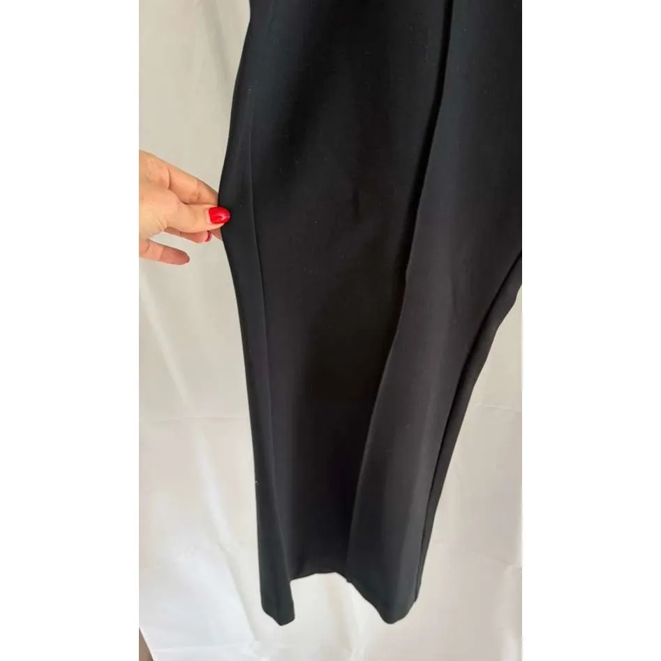 NWT J. Crew Factory Crop Kick Flare Pants Ponte Stretch Black Style BY574 sz. 24 - Image 6