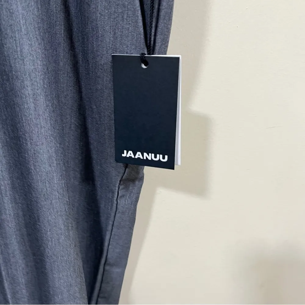 NWT JAANUU Zamora Jogger Scrub Pant Nurse Gray Womens Size M Petite - Image 2