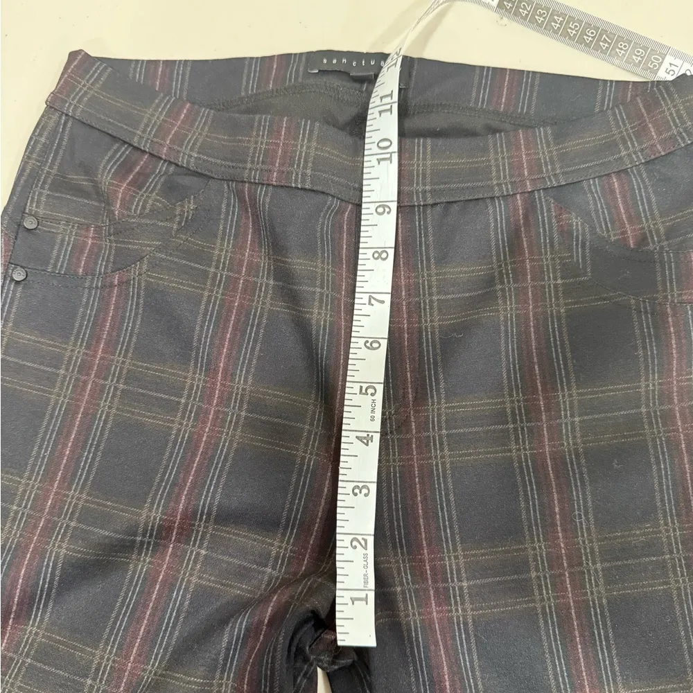 Sanctuary Plaid Skinny Pants Size Medium EUC - Image 9