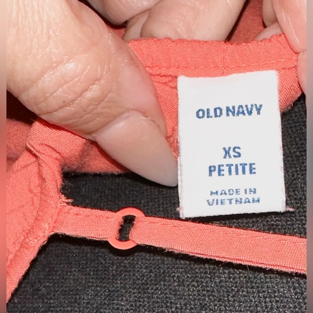 Old Navy Summer Dress Salmon Spaghetti Straps EUC - Image 6