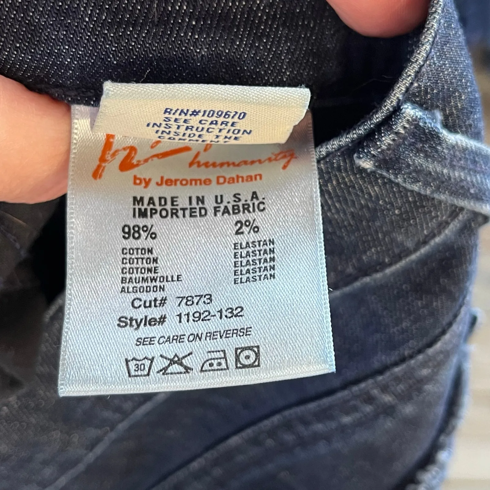 Citizen Of Humanity Women's Cropped Kelly Jeans Dark Wash Size 27 - Image 10