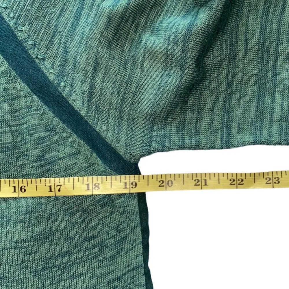 Anthropologie John + Jenn Green Veronica Space-Dyed Pullover Size Medium - Image 9