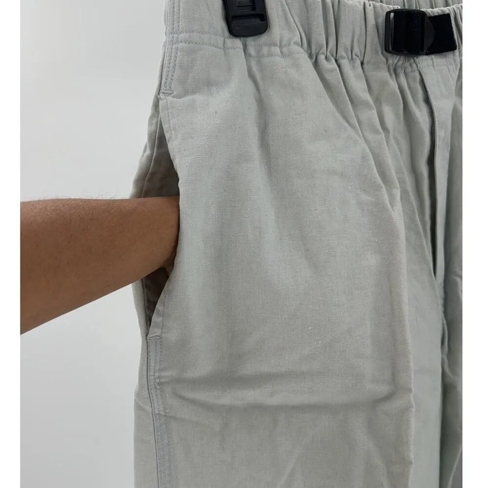 Vintage Gitano cotton belted khaki pants 80s minimalist lagenlook bohemian Size M - Image 6