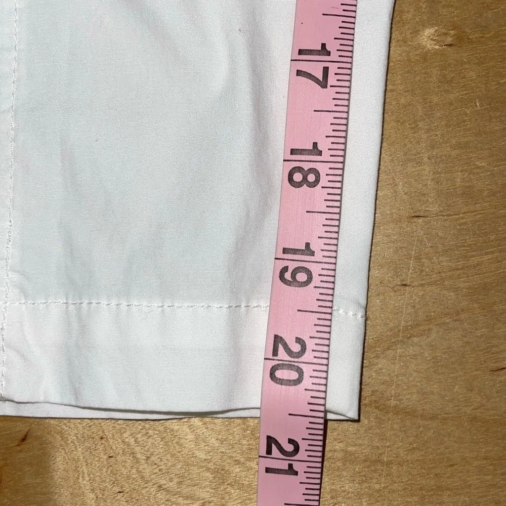 Chico's Womens Christa Elastic Waistband Crop Capri Pants White Sz 0‎ XS (4) NWT - Image 10